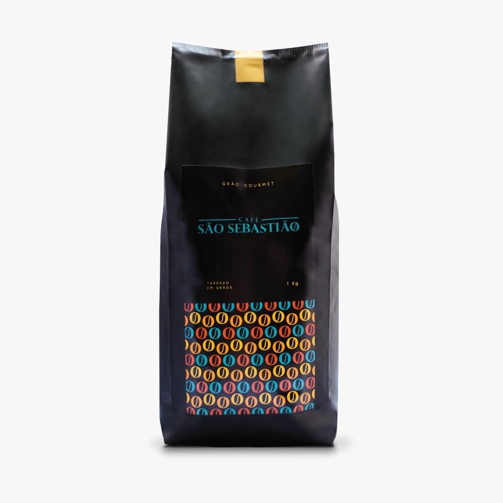 1kg café em grãos gourmet 100% arábica café São Sebastião