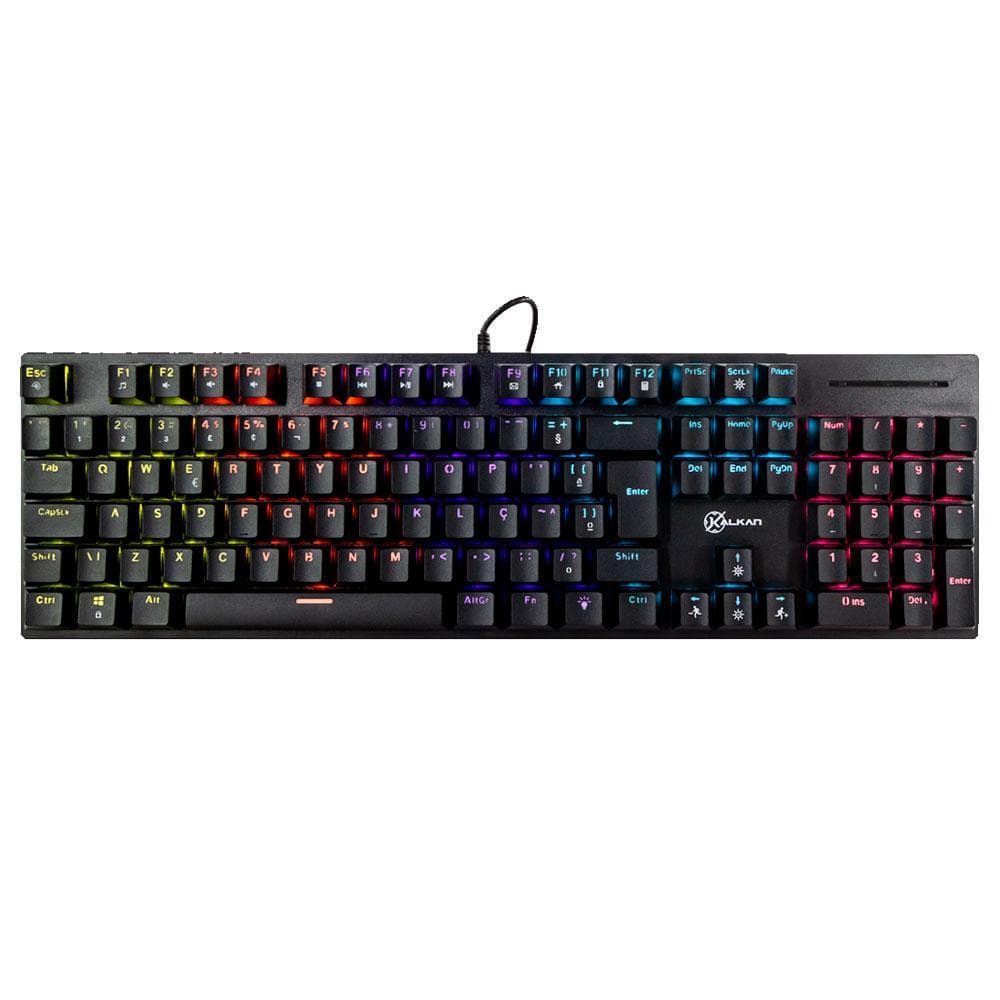 Teclado Kalkan Mecanico Gamer Loki Preto Switch Brown Klk00013