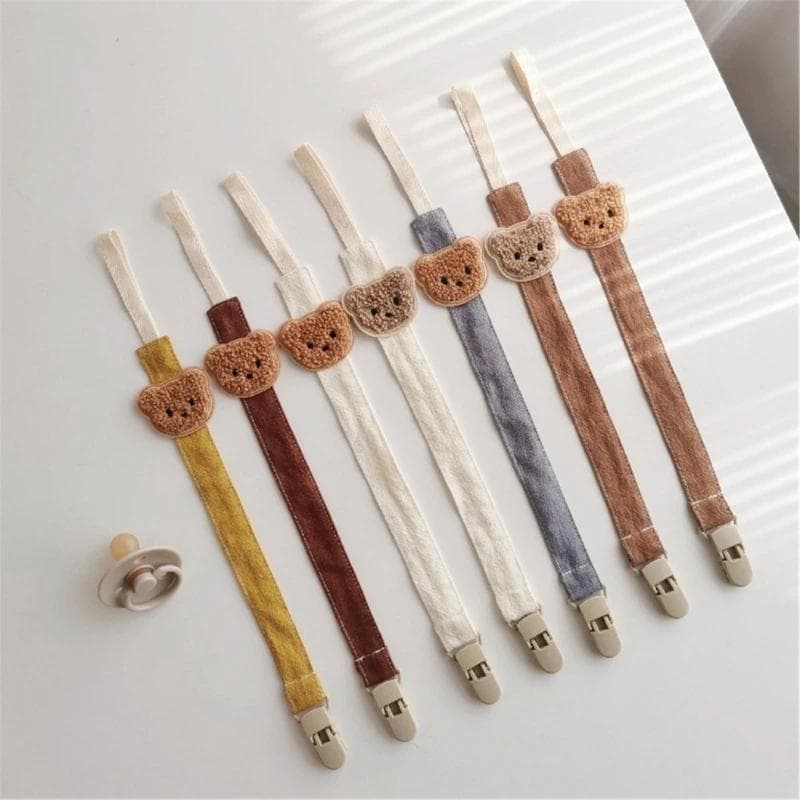 Corrente de Chupeta para Bebês, Suporte Anti-queda para Chupeta, Brinquedo Mordedor, Corrente de Chupeta, Acessórios par