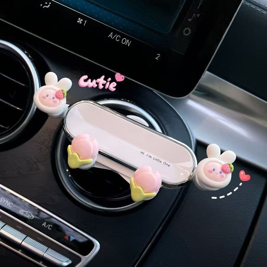 Suporte do telefone móvel suporte do carro dos desenhos animados 2026 saída de ar do carro navegação do telefone móvel s