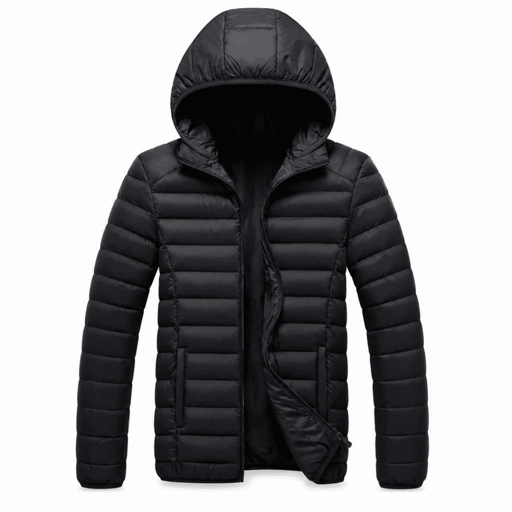 jaqueta Corta Vento Masculino Puffer Casaco Jaqueta de Gominho Bobojaco para o Inverno PP ao GG