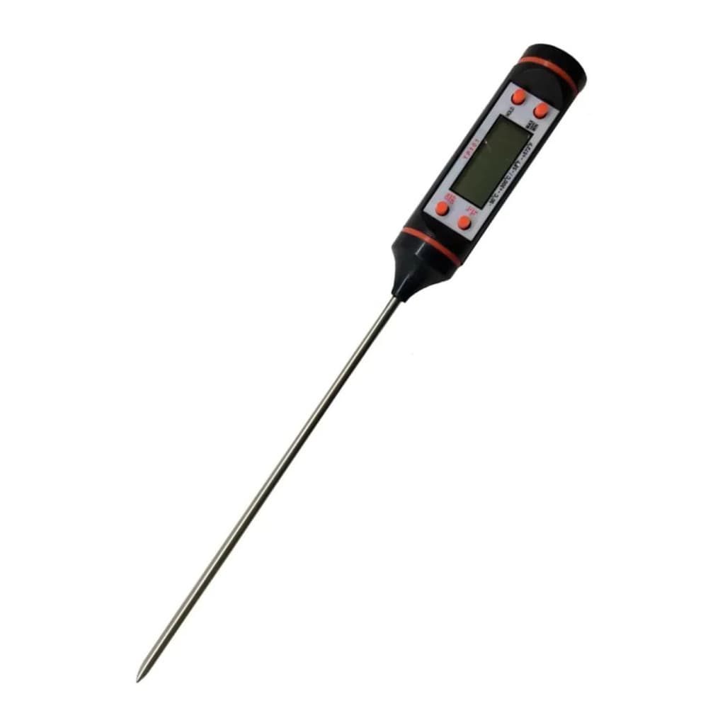 Termômetro Espeto Digital Culinario Aço Inox Cozinha