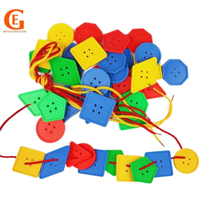 40 Pçs Crianças Montessori Brinquedo Brinquedos Educativos Aprendizagem Precoce Blocos Geométricos Forma Classificadores