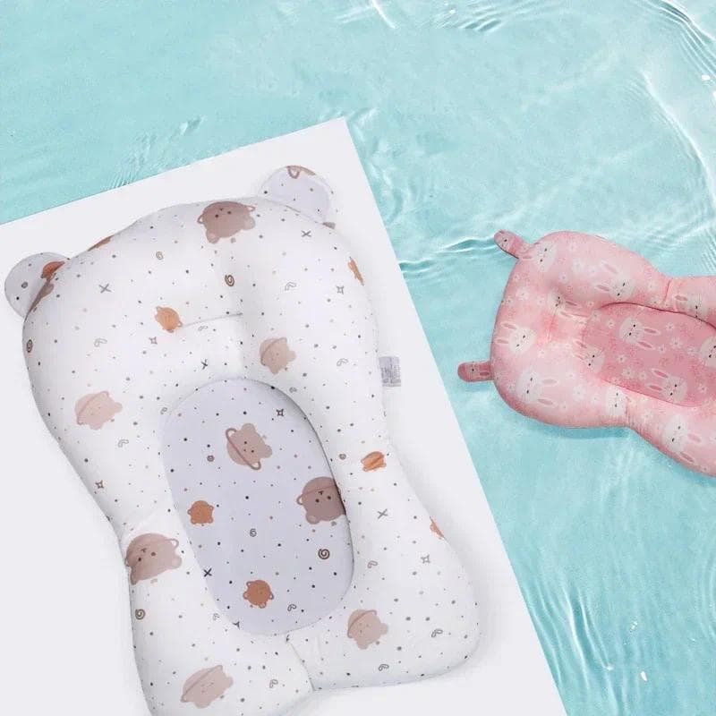 Almofada de Banho para Bebê com Estampa de Desenho Animado, Antiderrapante, Tapete de Banheira para Recém-Nascidos, Supo