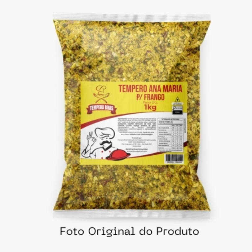 Tempero Ana Maria Frango (Atacado) promoção Envio Rápido Linha Premium Tempera Brás Rei dos Temperos