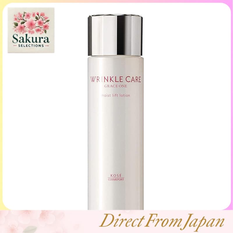 GRACE ONE KOSE Wrinkle Care Loção Emulsão Sérum Niacinamida Anti-idade Hidratação