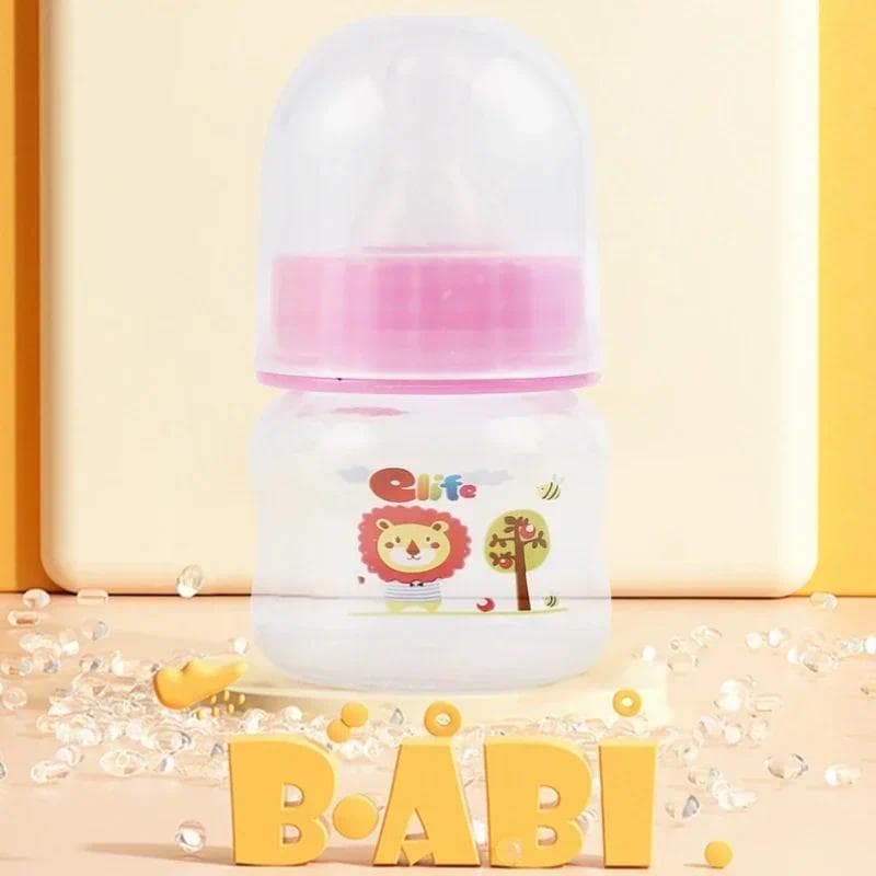 Mamadeira Mini de 50ML para Bebês Recém-Nascidos, Livre de BPA, Alimentador para Bebês, Garrafa para Suco de Frutas e Le