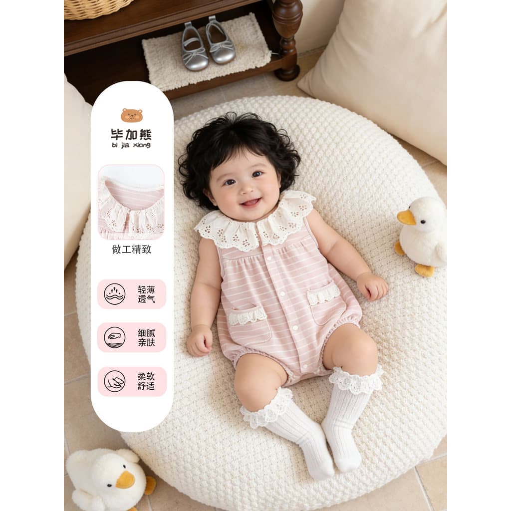 Bebê roupas de bebê menina verão roupas de bebê pequena idade mensal dopamina usar roupas de verão de uma peça macacão r