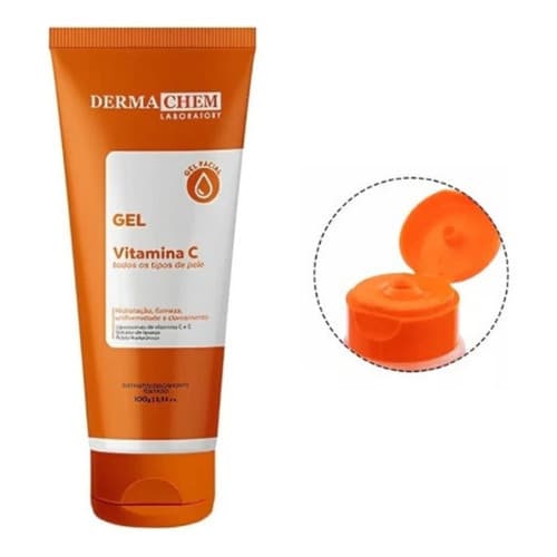 Gel Anti-idade Facial Vitamina C Skincare Dermachem