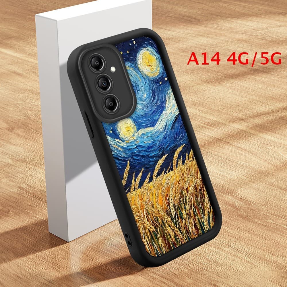 Capinha Para Samsung Galaxy A14 4G 5G Case Normal Capa De Celular Preto Macio Silicone 5334 TYB