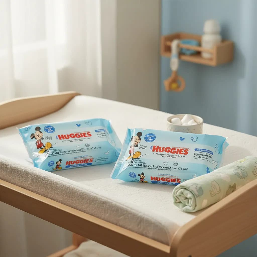 Kit 2 Pct Lenços Umedecidos Huggies Higiene Diária 88un Cada