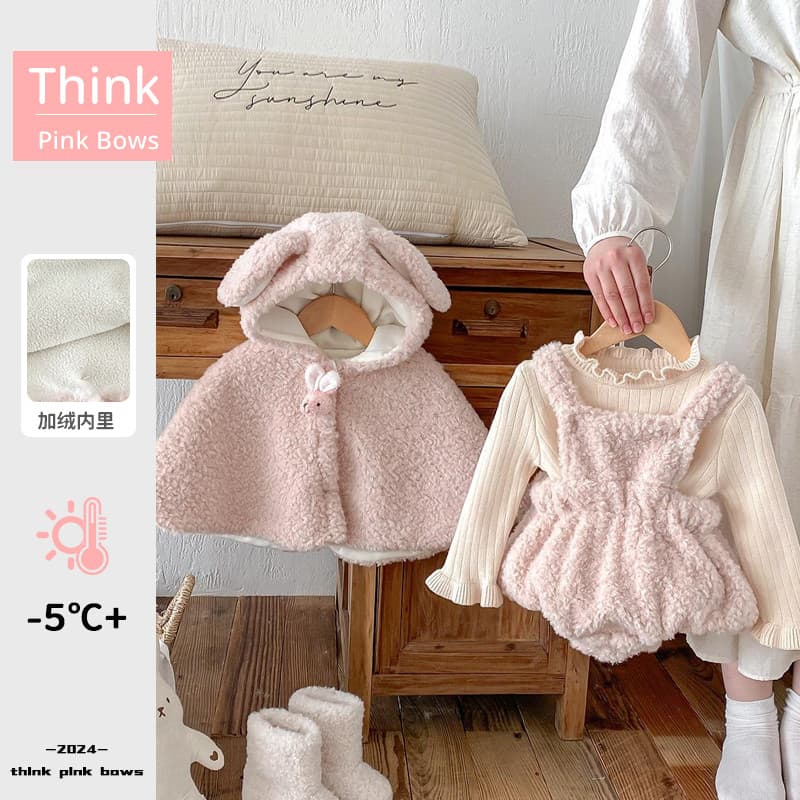 Bebê outono inverno roupas forro de lã camisa de fundo macacão quente roupas de inverno do bebê menina roupas de inverno