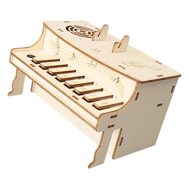 GOO Brinquedo De Engenharia Musical DIY Conjunto De Brinquedos Educativos Para Construção De Piano Eletrônico Iniciantes
