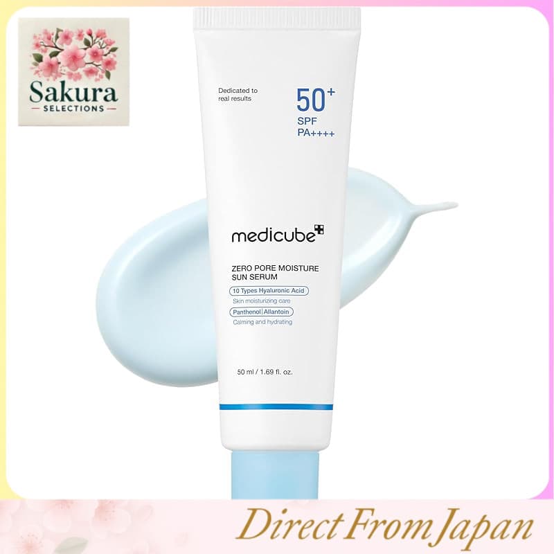 Medicube Zero Pore Sérum Hidratante Protetor Solar FPS 50+ PA++++ Primer UV Radiance Clarity Super Hidratante Creme Protetor Solar Water Fit