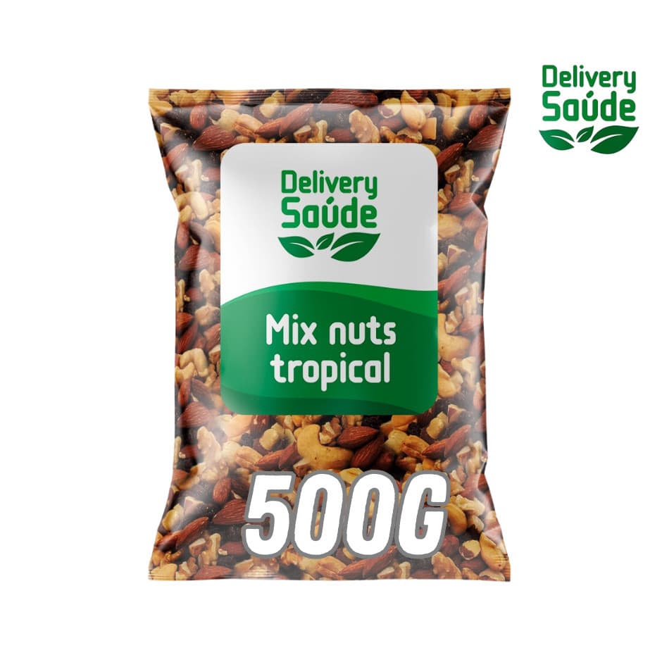 MIX PREMIUM NUTS 500g - Castanha Caju/ Para/ Amendoas/ Nozes/ Uva Passas/ Amendoim COMBATE A FOME DE FORMA SAUDAVEL TOP