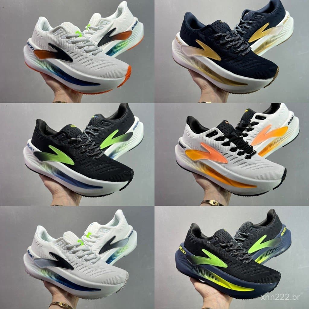 Tênis de Corrida Glycerin Max 2 Unissex para Casal, Tênis Esportivos com Amortecimento para Maratona, Tênis de Corrida c