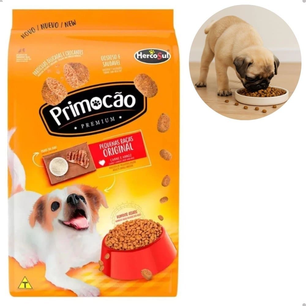 Ração Primocao Premium Original Raças Pequenas 10,1kg