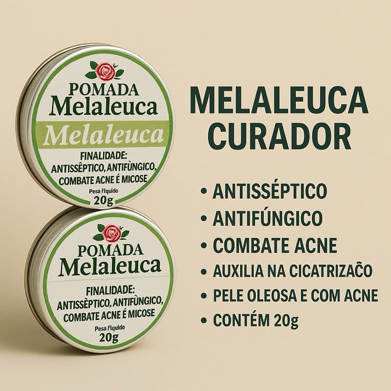 Kit Pomada de Melaleuca Produto Natural