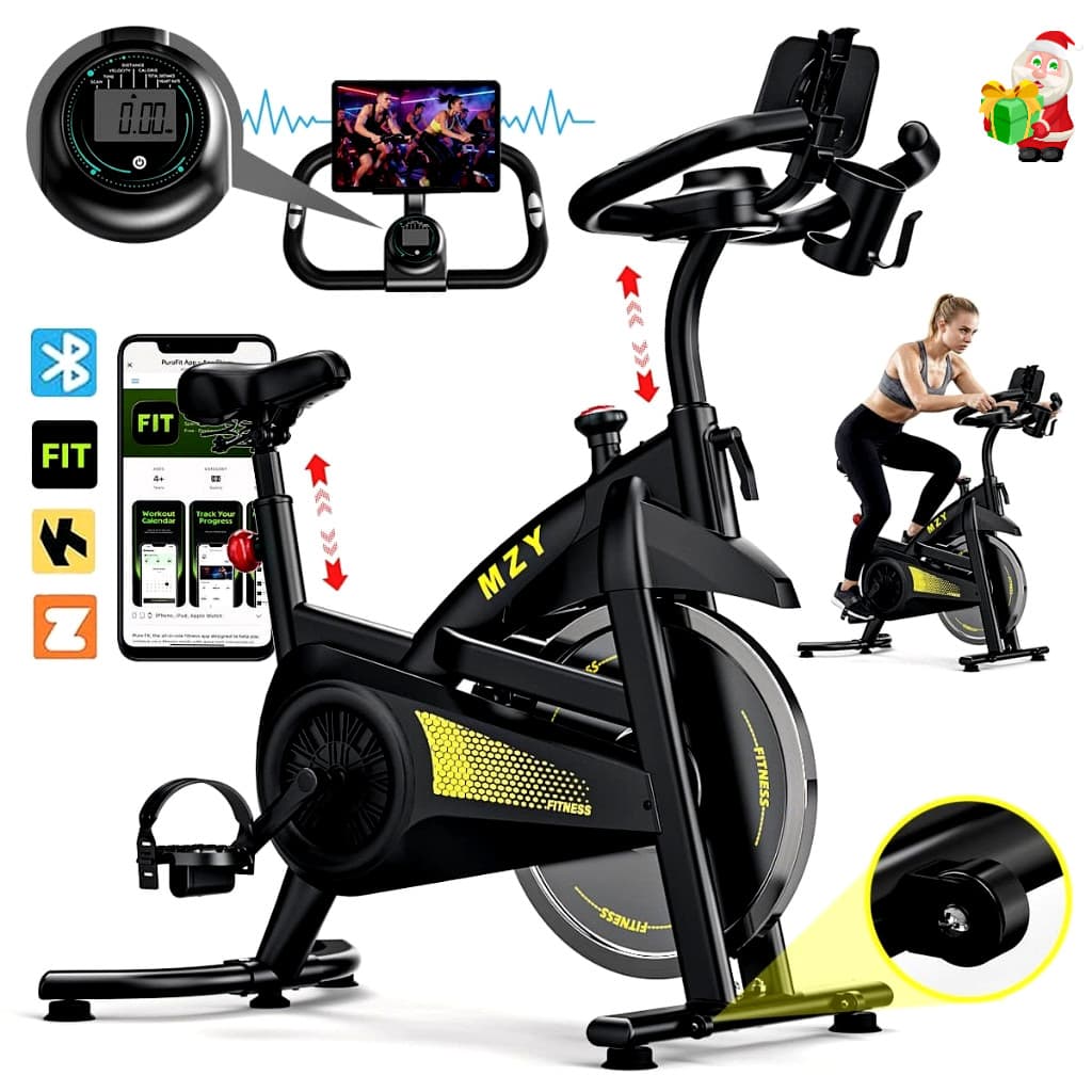 Bicicleta Ergometrica Spinning Com Roda De Inércia 13KG Para Fitness Profissional e Treino Esportivo