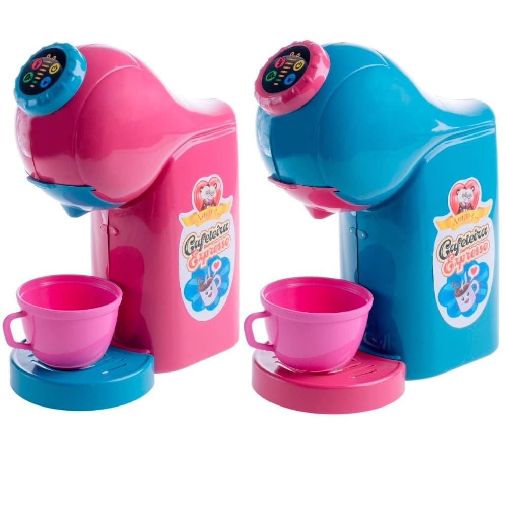 CAFETEIRA EXPRESSO BRINQUEDO FAZ DE CONTA ENVIO DE CORES ALEATORIA DE ACORDO COM O ESTOQUE