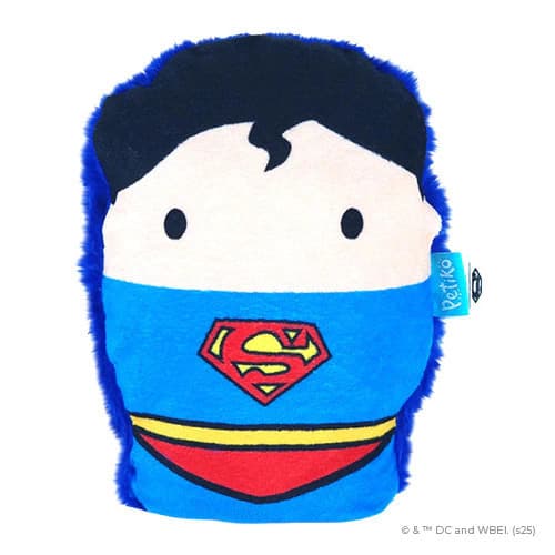 Brinquedo Pelúcia Clark & Superman 2 em 1 - Para Cães - Petiko | pelúcia para cachorro, brinquedo com apito,  macio