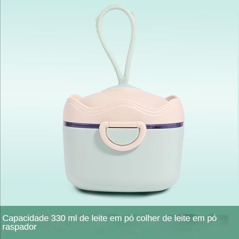 Recipiente Porta Leite em Pó Infantil à Prova de Umidade
