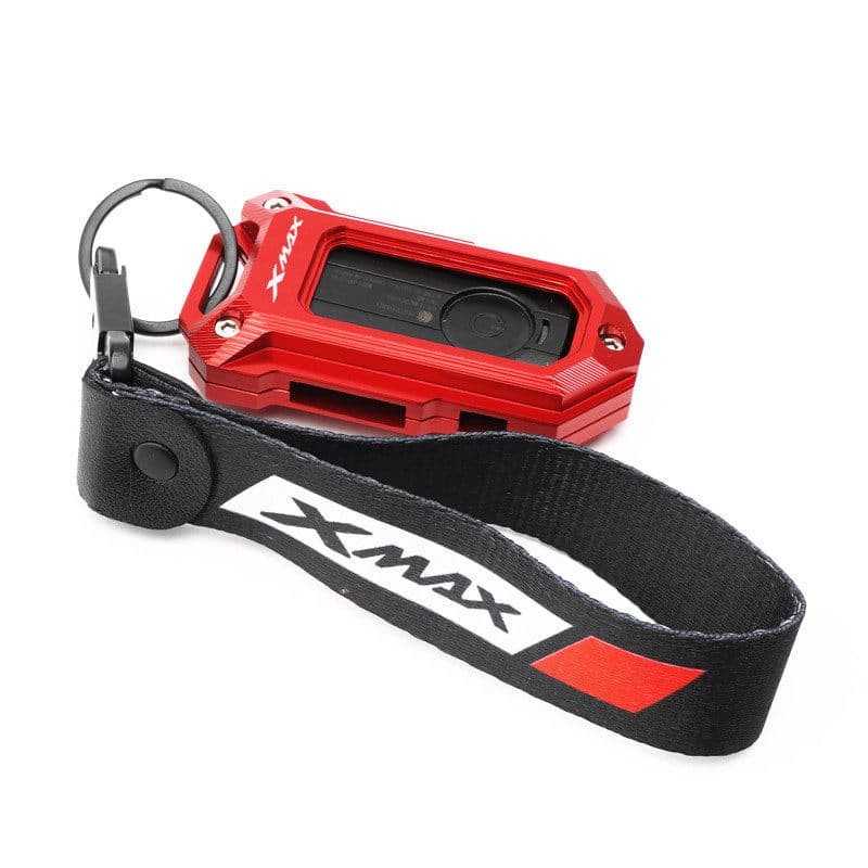 Adequado para motocicleta XMAX300 21-22 modificado liga de alumínio chave escudo controle remoto capa acessórios da moto