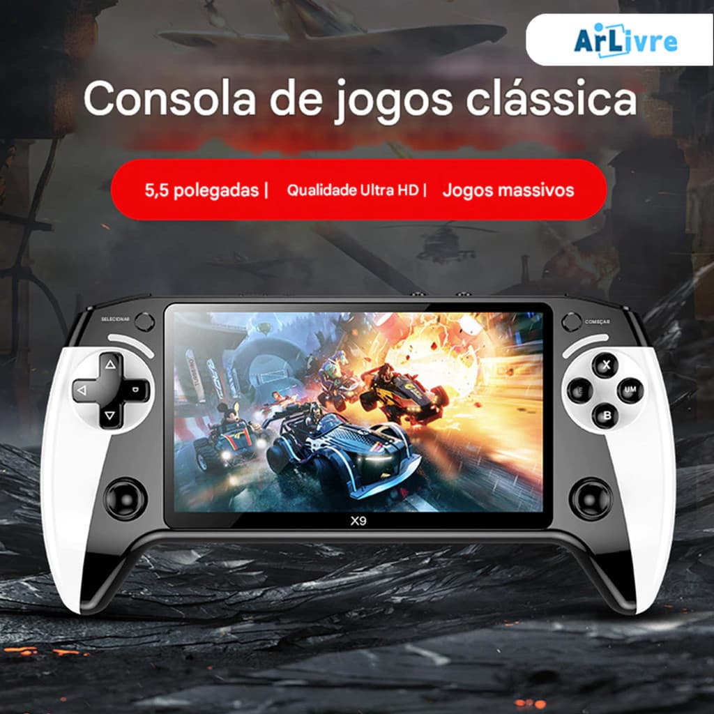 4k64gb Hdmi e controle sem fio + 20mil Videogame Stick M15 Pro 2026 Novo