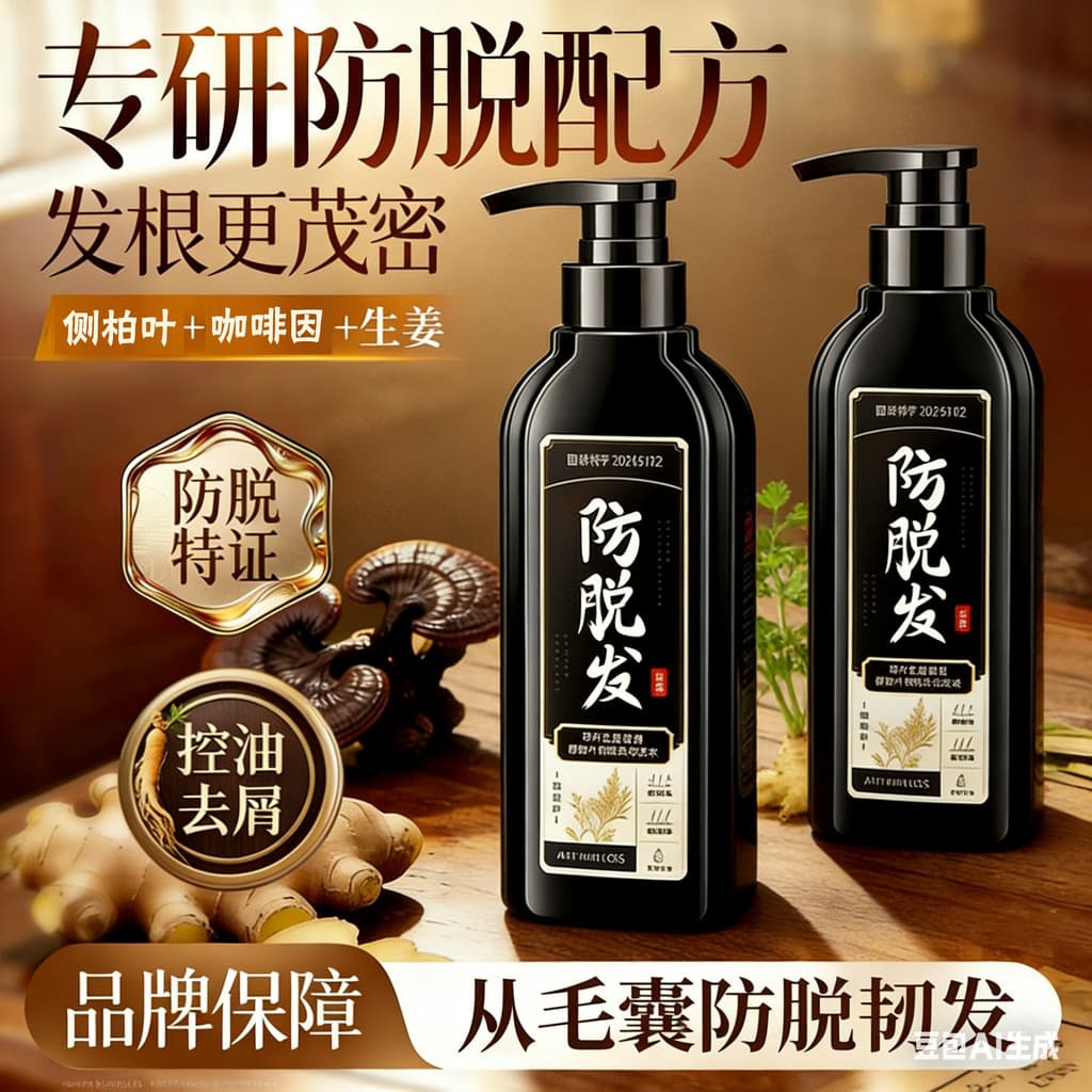 Qin folha gengibre shampoo Anti-perda de cabelo controle de óleo fofo suco de gengibre macio hidratante shampoo gengibre