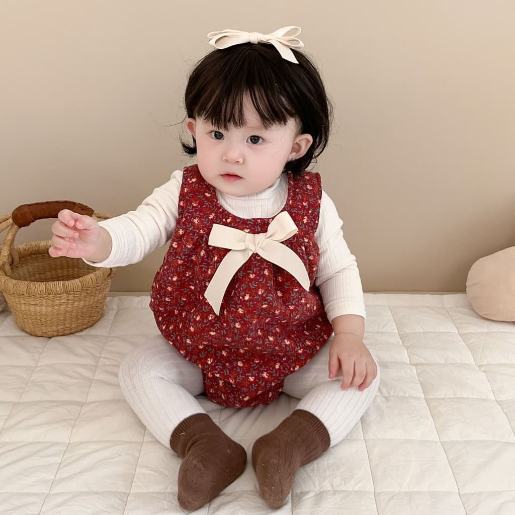 Versão coreana roupas de bebê outono inverno roupas do bebê menina Floral roupas de bebê terno de lã outono estilo ocide