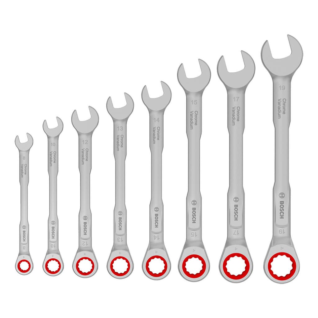 Jogo Chave de Catraca Combinada 8-19mm (1600A03AG5) - Bosch Pro