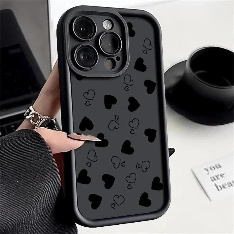 Capinha Para samsung Casca macia coração Para samsung J4PLUS J6PLUS S20FE S21FE S24 S23ULTRA S24PLUS