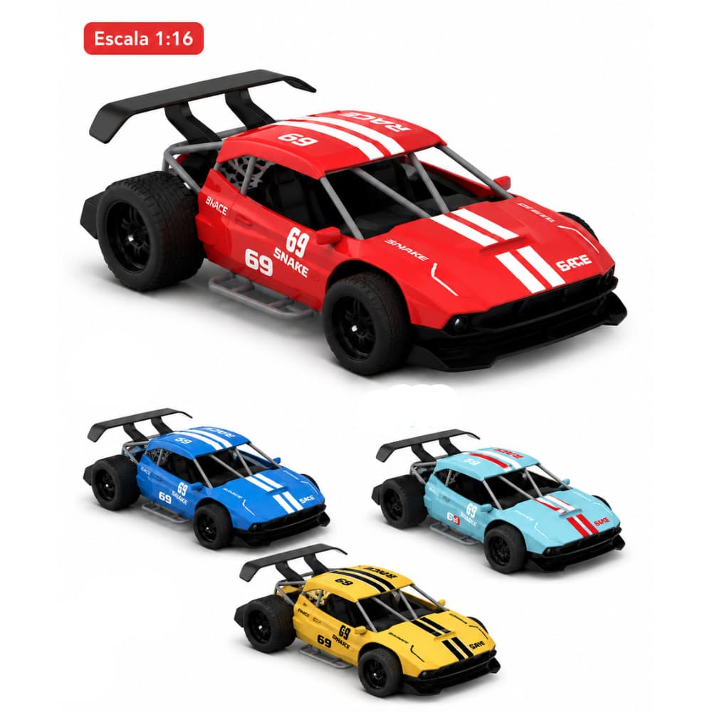 CARRINHO DE CONTROLE REMOTO RACING CLUB 1:16 7 FUNÇÕES - ZOOP TOYS ZP01228
