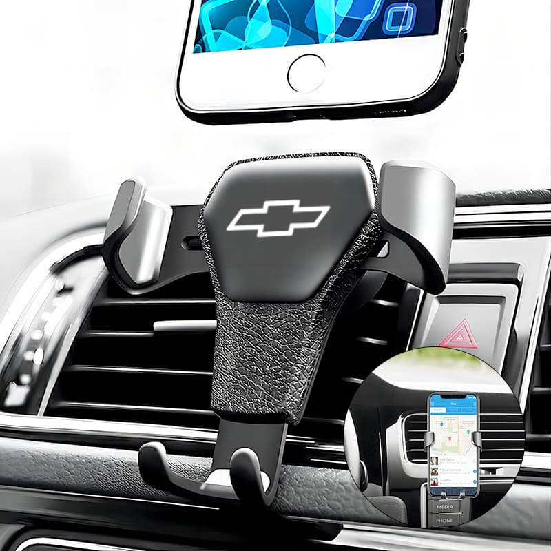 Produtos automotivos: Suporte de celular para carro, tipo fivela universal para saída de ar, com sensor de gravidade, pa