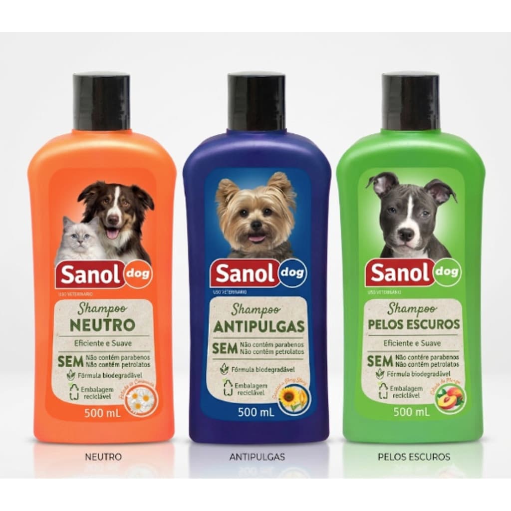 Shampoo Sanol Dog Para Cachorro 500 ml