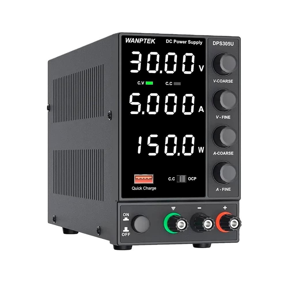 Fonte de Bancada Wanptek DPS305U 30V 5A 150W