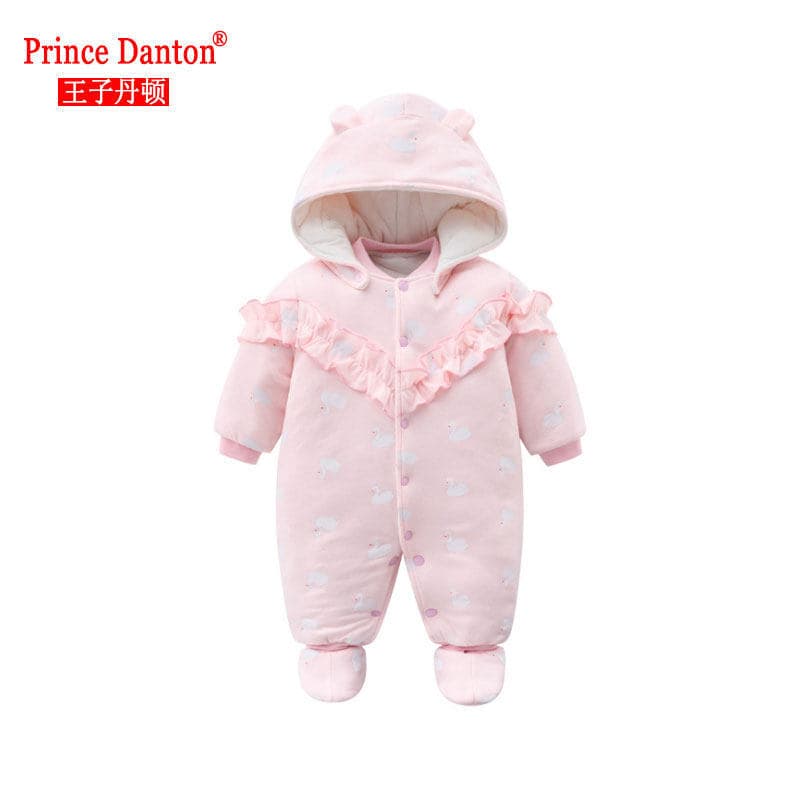 Roupas de bebê conjunto de roupas de inverno bonito bebê menina mais algodão engrossado roupas de algodão outono inverno