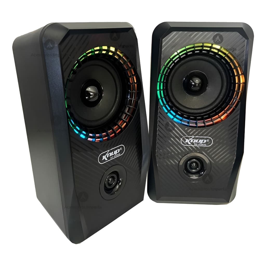Caixa De Som Amplificada Para Pc Notebook Gamer(preto,127/220v)