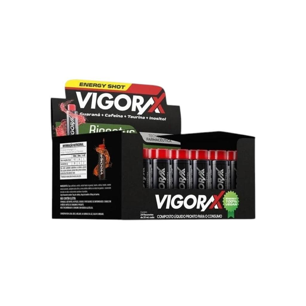 Bebida Energética Vigorax Display C/24 Flaconetes De 20ml
