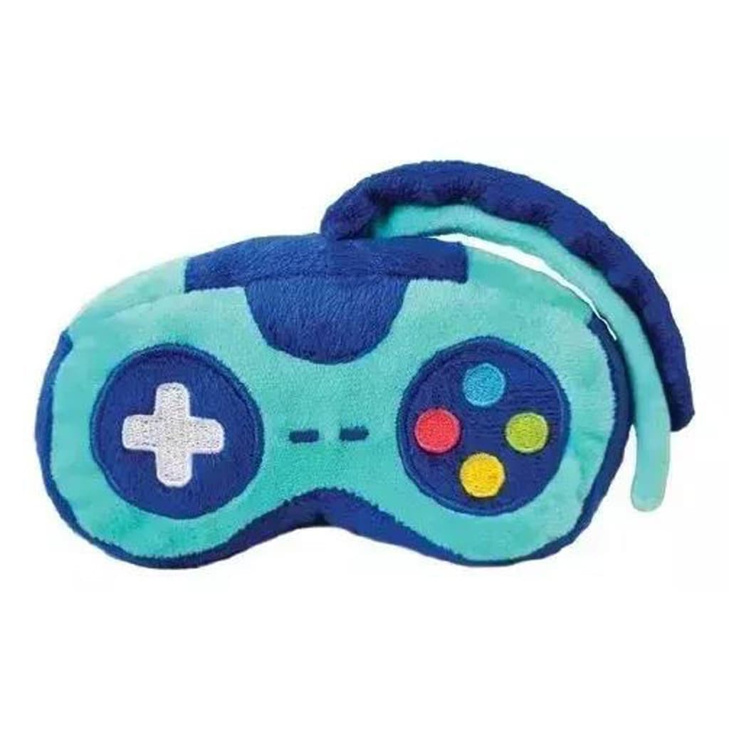 Controle De Videogame De Pelúcia C/ Chocalho Azul Controle