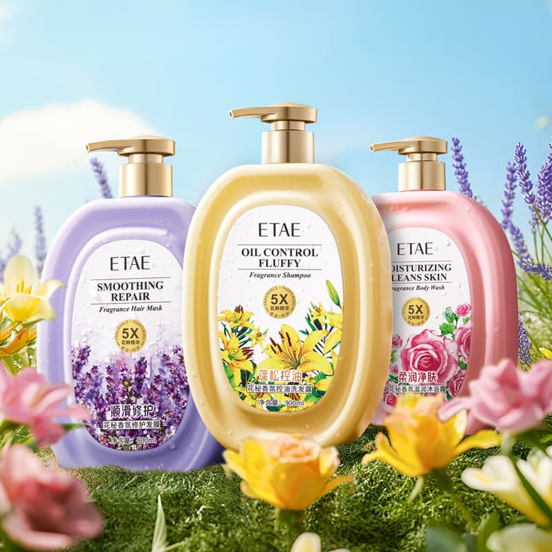 Fanzhen fragrância óleo controle Shampoo fragrância de longa duração hidratante lavagem corporal suavizante condicionado