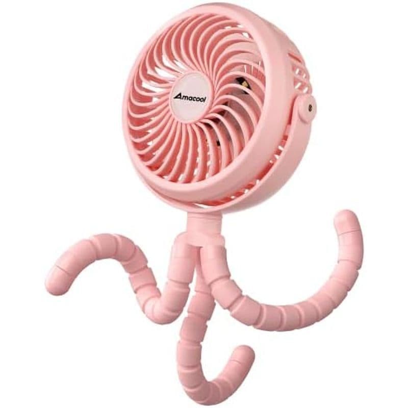 Ventilador De Carrinho Operado Por Bateria AMACOOL , Itens Essenciais Para Viagem De Bebê Praia Disney , Menino Recém-Na