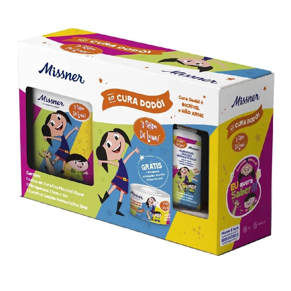 KIT DODOI SHOW DA LUNA (4 KITS COM 1UN MICROPOROSA, 1CX CURA