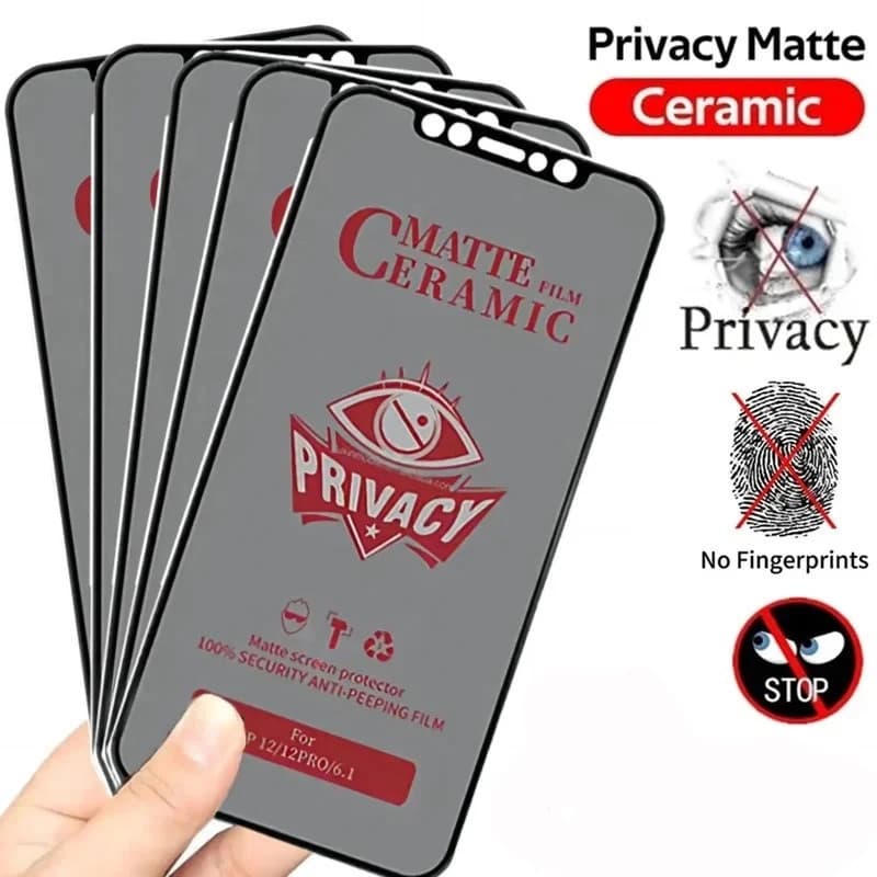 Película Cerâmica FOSCA PRIVACIDADE MOTOROLA  MOTO E6S MOTO E6I MOTO E6PLUS