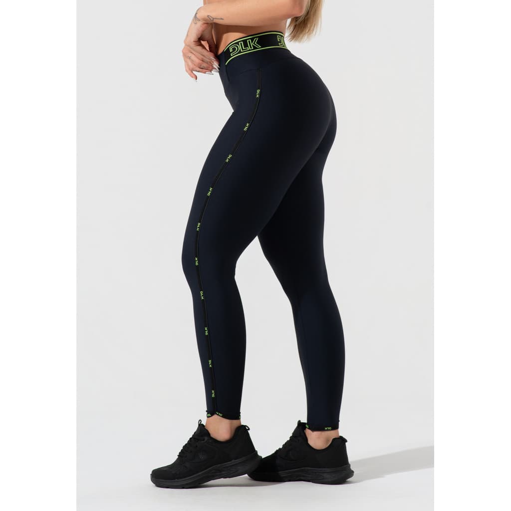 LEGGING FITNESS FEMININA COM ELÁSTICOS NO CÓS E NA LATERAL ACTIVITY DLK