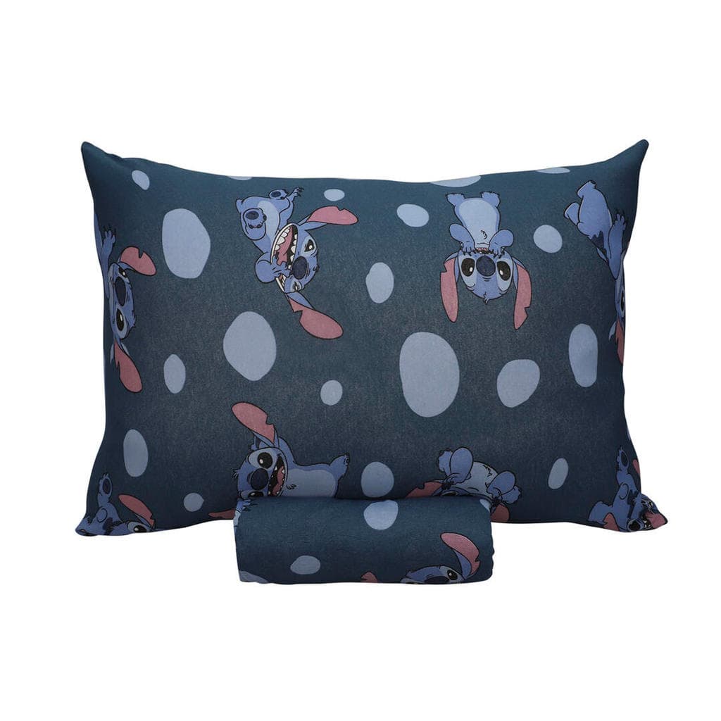 Jogo de Lençol Casal 3 Peças Portallar Disney Stitch jogo de lençol casal 4 peças lençol stitch