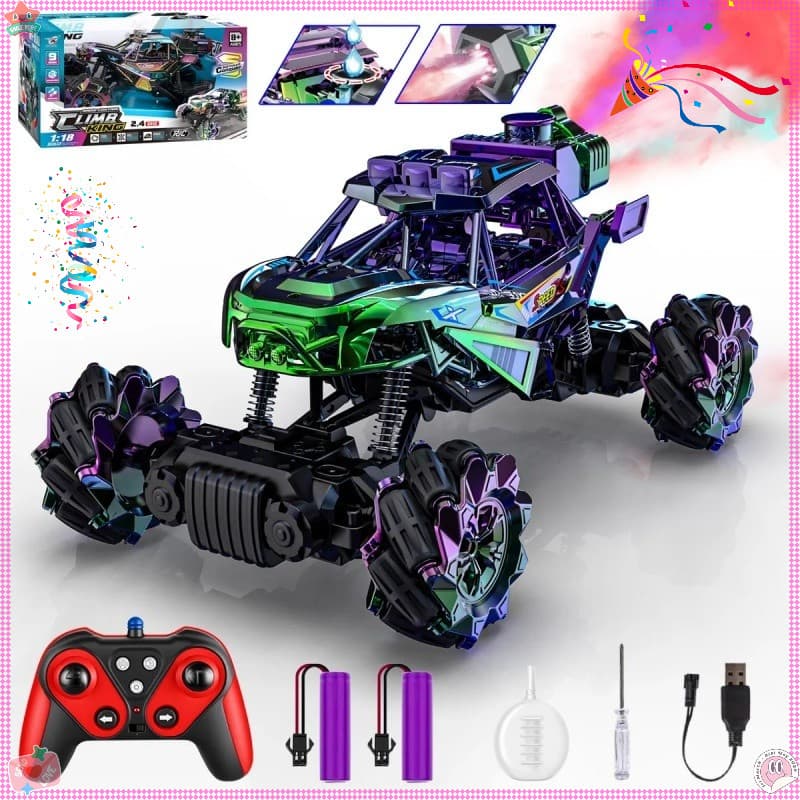 Carrinho Remoto Controle 4ch 4x4 Off Road Truck Recarregável USB Anda Na Terra Jeep Off Road Rock Crawler