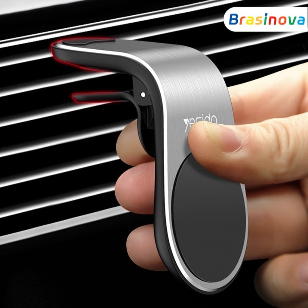 Celular com Base Antiderrapante 360°Equipamento magnético para carro