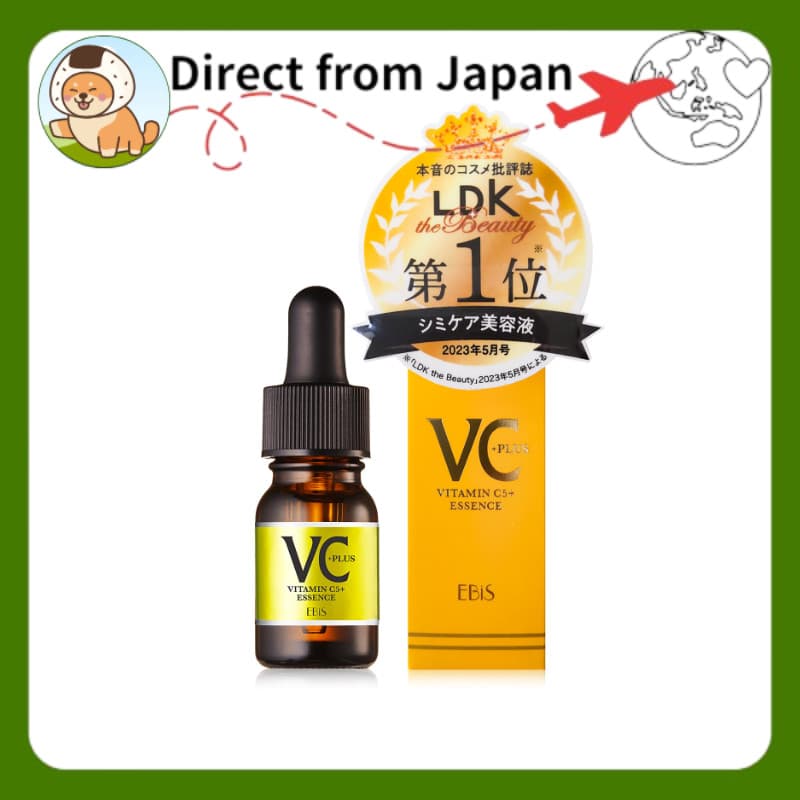 EBiS Cosmetics C Essence VC5 + PLUS Soro De Vitamina De Alta Concentração Zero Água · 99 % [Direto do Japão]