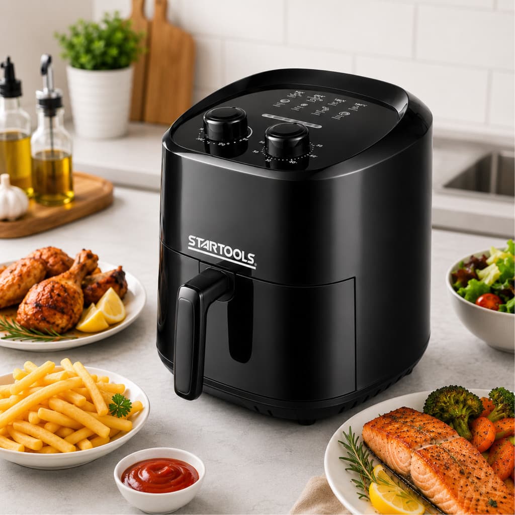 Air Fryer 3,4L Fritadeira Sem Óleo 127V 1200W